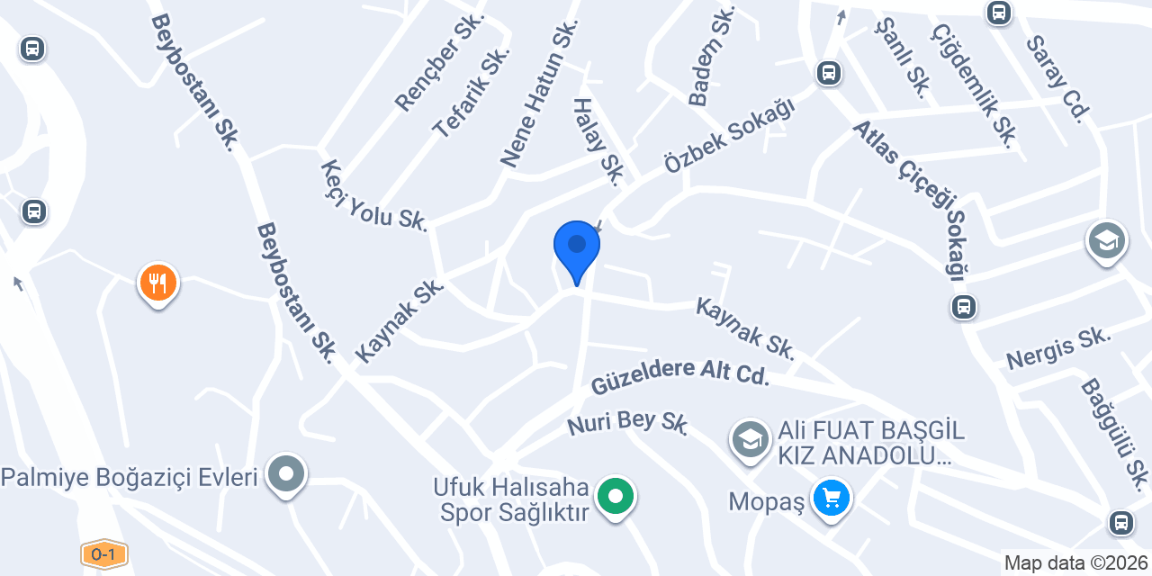 Sinan Tülin Vardar Anaokulu konumu