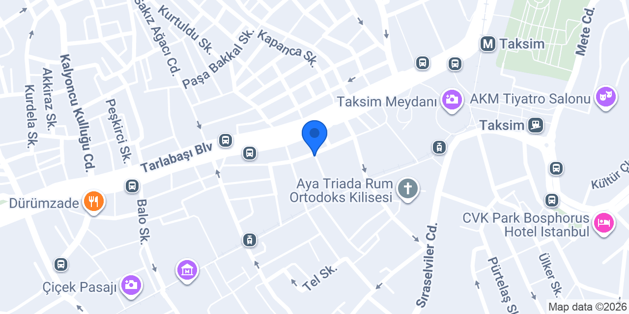 Boss To Taksim konumu