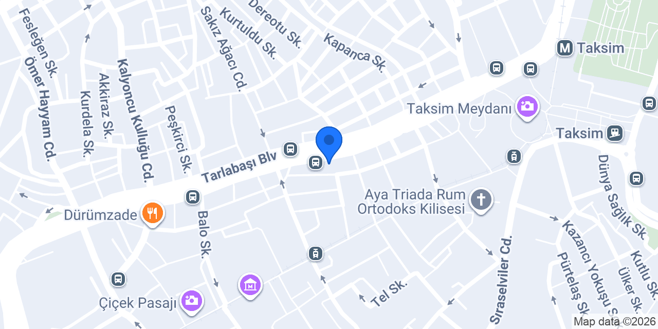 Meşhur Karaköy Börekçisi konumu