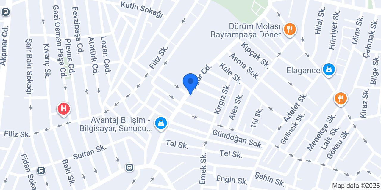 Corner Tekel bayii konumu