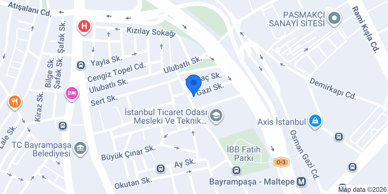 Cihan Pastanesi konumu