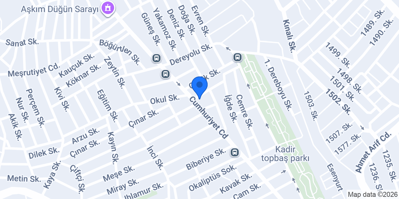 Cadde Tekel konumu
