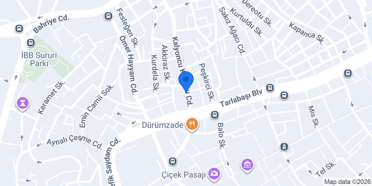 Simurg Kitabevi Sahaf konumu