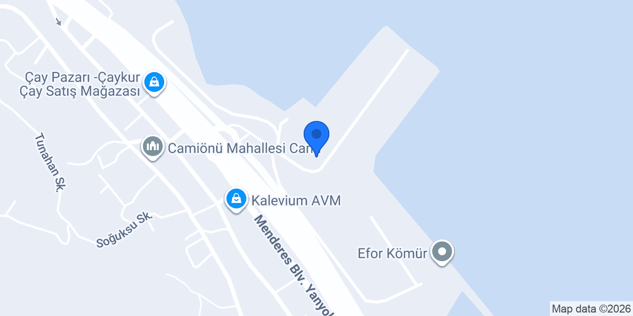 Riport Rize Limanı konumu