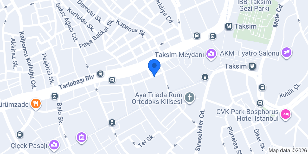 Fakülte Teras konumu