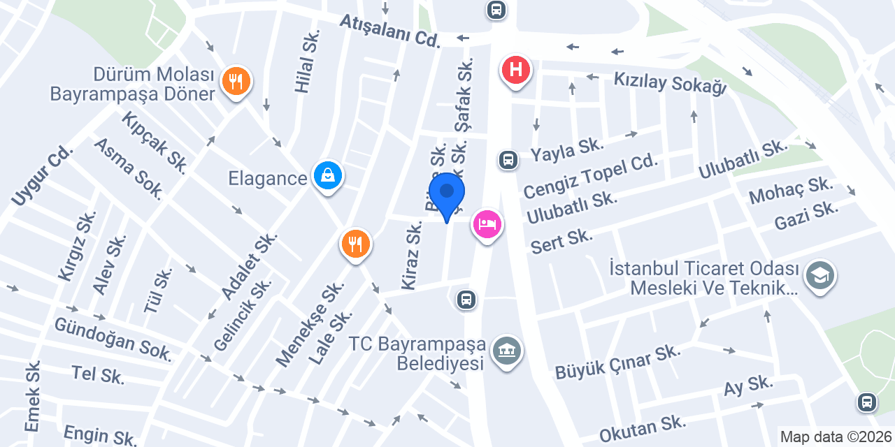 Balaman cafe Bayrampaşa konumu