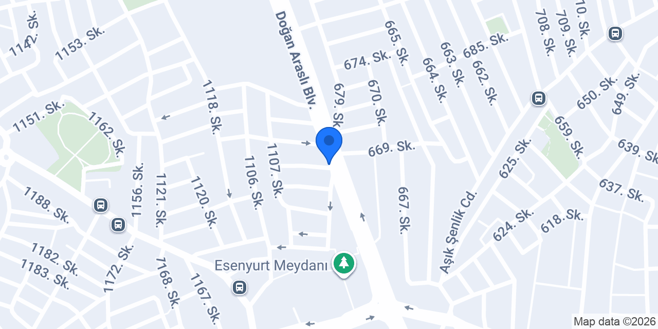 EDFA TURİZM ESENYURT ŞUBESİ konumu