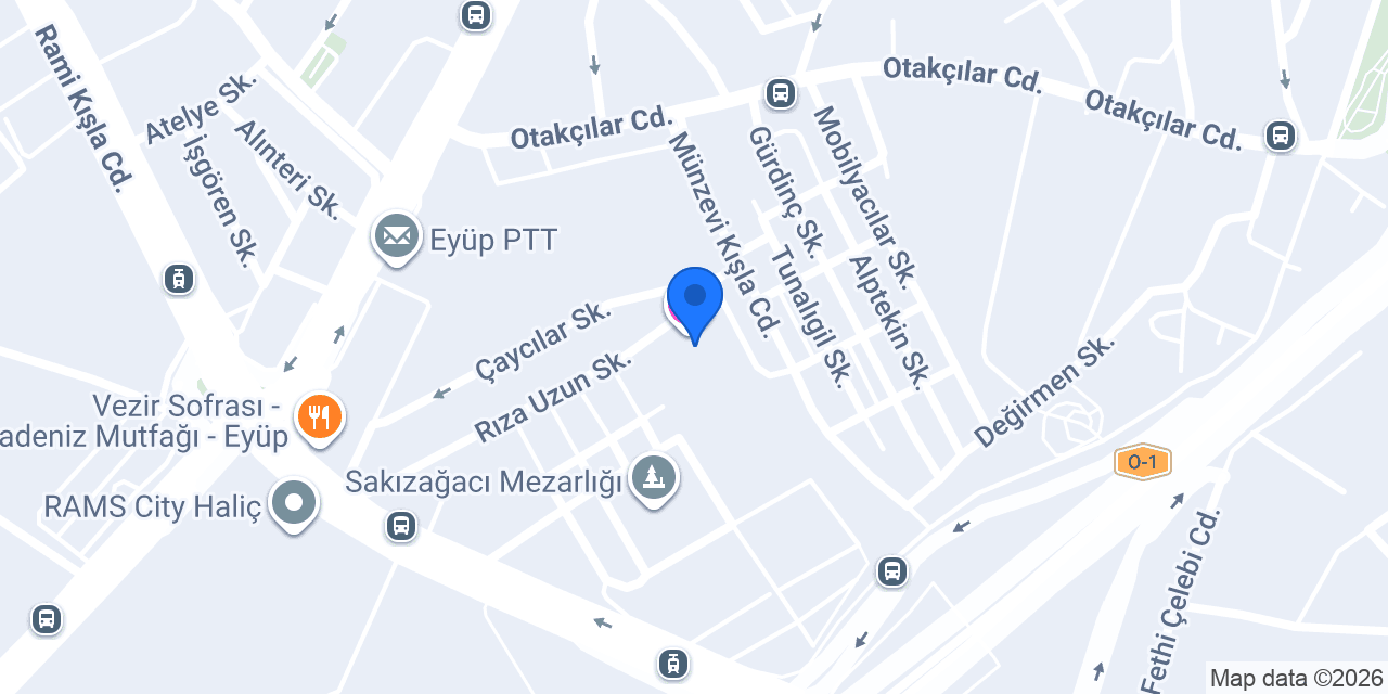 Beyaz Rezidans Eyüp konumu