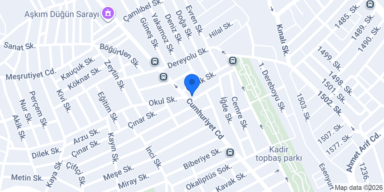 Özen Mobilya konumu