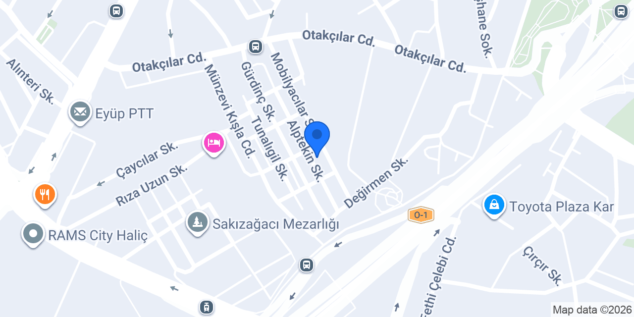 Linnas Hareket Merkezi (Modesa) konumu