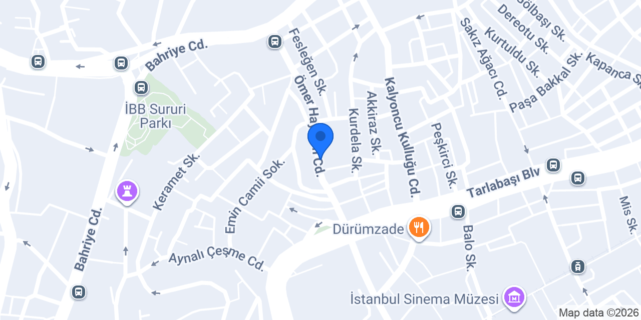 Beyoğlu Kitabevi konumu