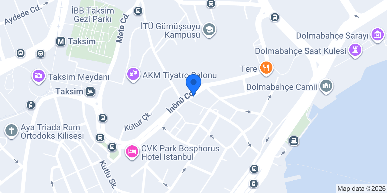 PASHA SPA TAKSİM konumu