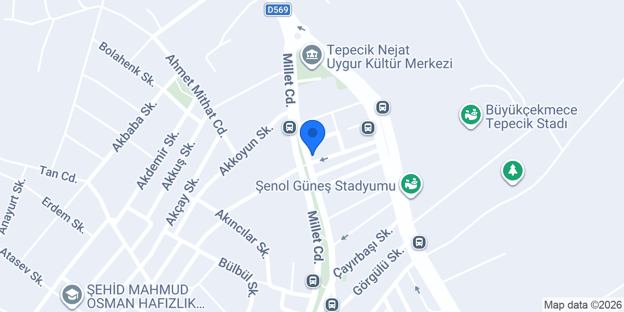 ÇEVİK YAPI katlanır cambalkon & PVC imalatı konumu
