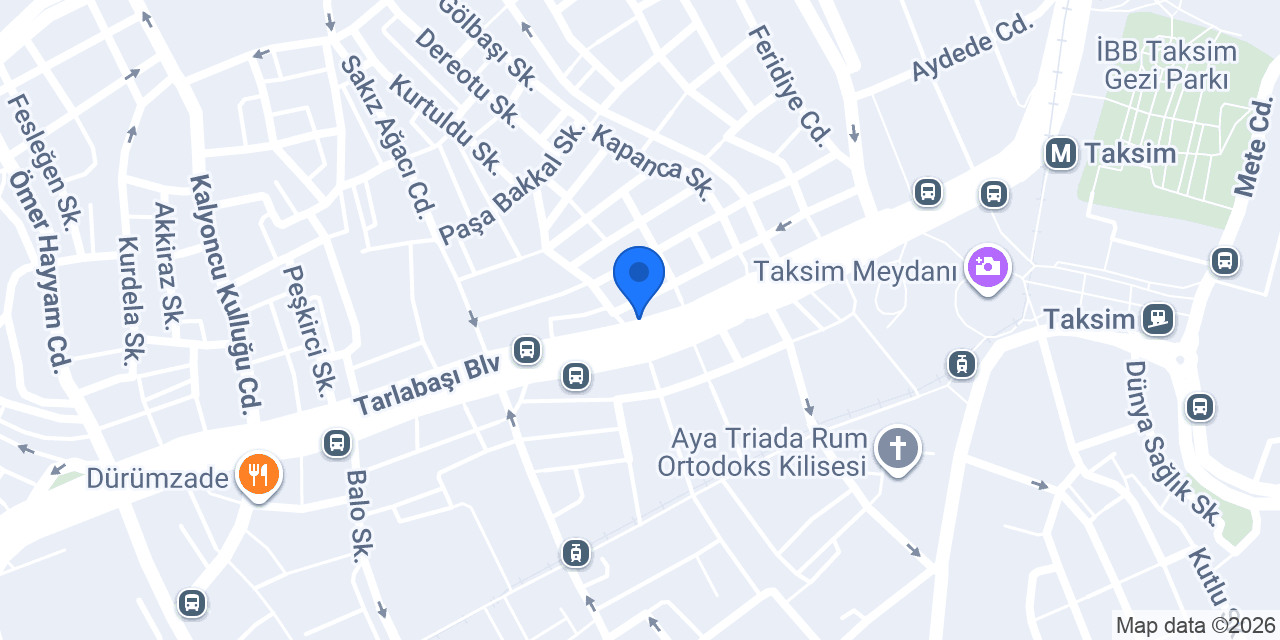 ANTEPLİOGLU BAKLAVA CAFE konumu
