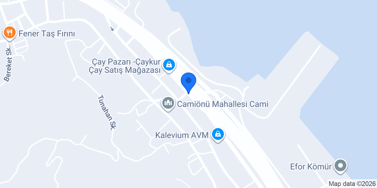Çaykur Genel Müdürlük konumu