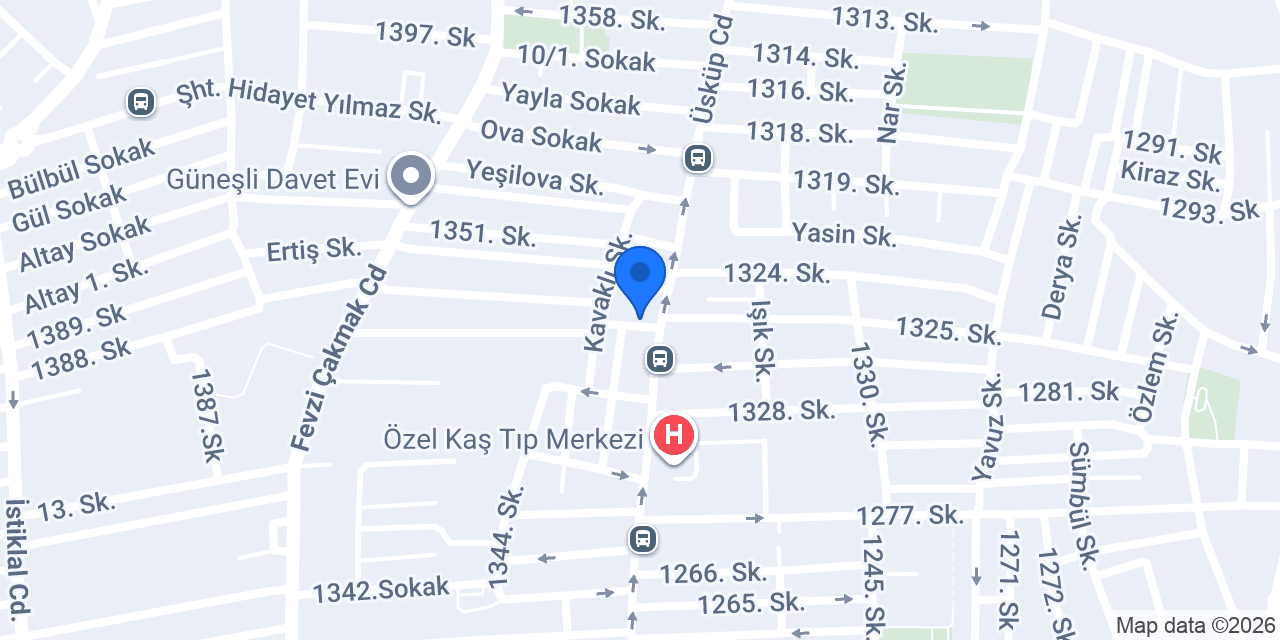 O.Nuri Yazıcıoğlu konumu