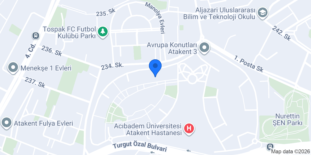 Op. Dr. Tunca Cingöz konumu