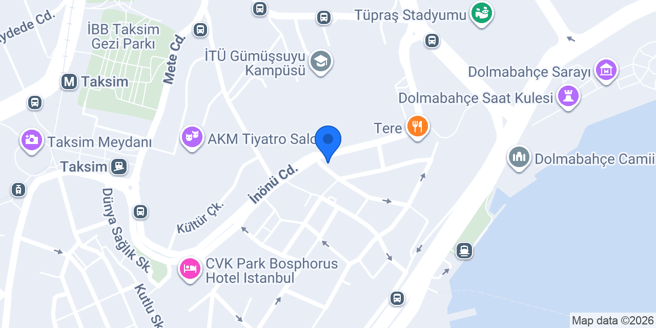 İLKSAN TAKSİM KONUKEVİ konumu