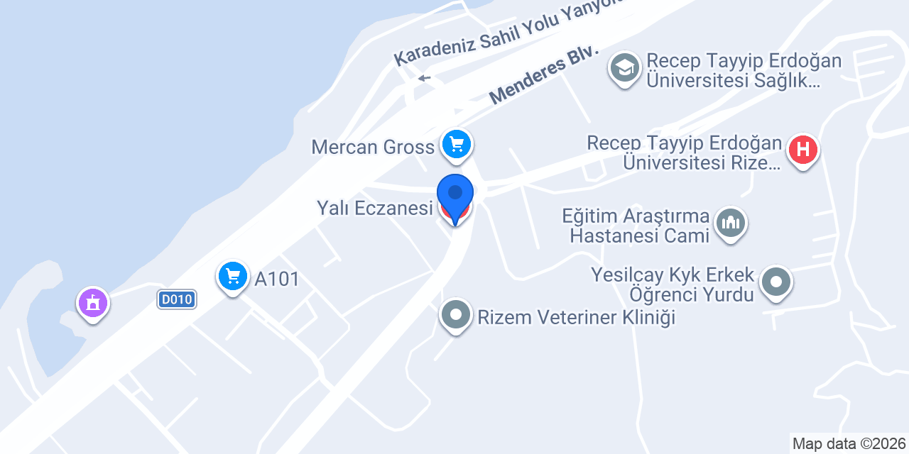 Yalı Eczanesi konumu