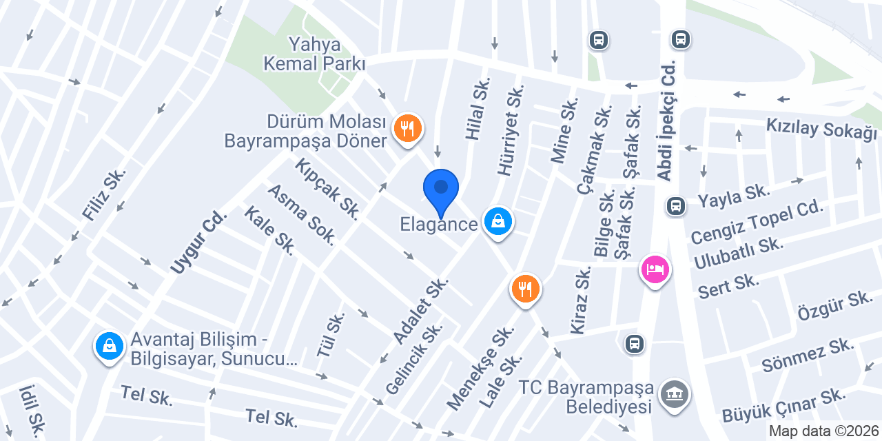 Alataş mobilya konumu