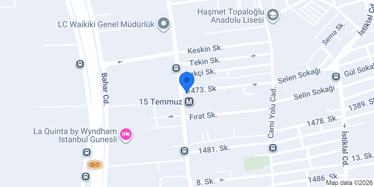 Yumtaş Taşımacılık konumu