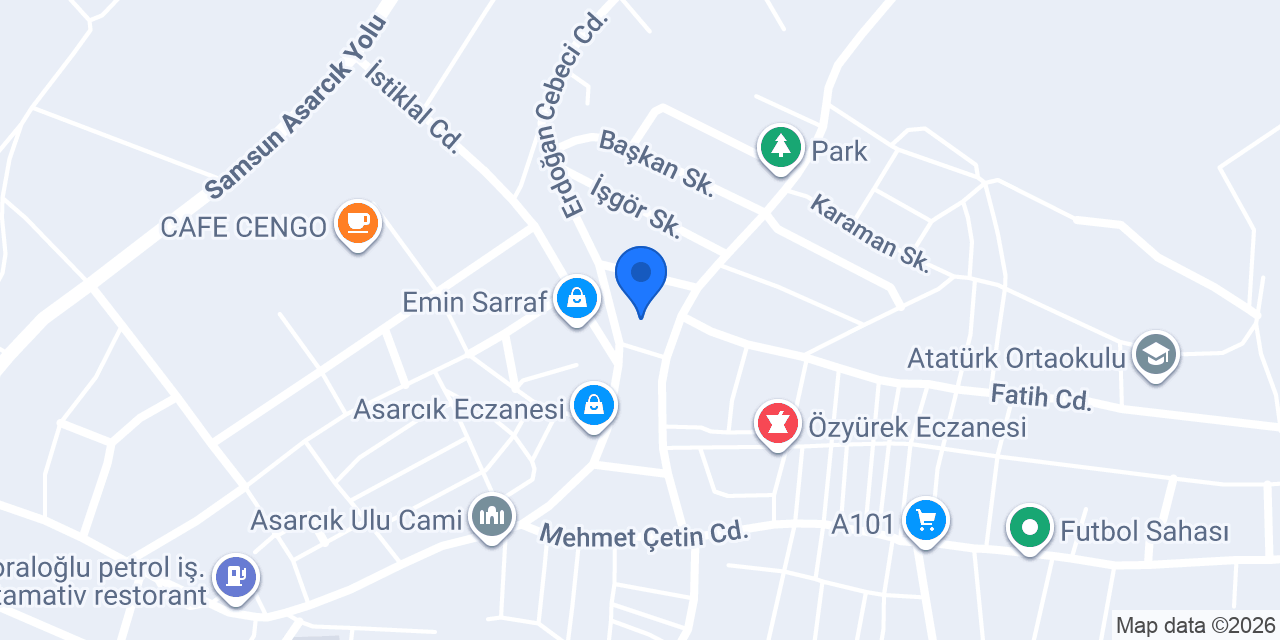 Asarcık Un konumu