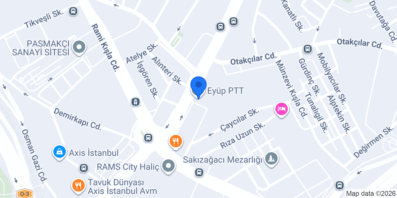 Eyüp PTT konumu