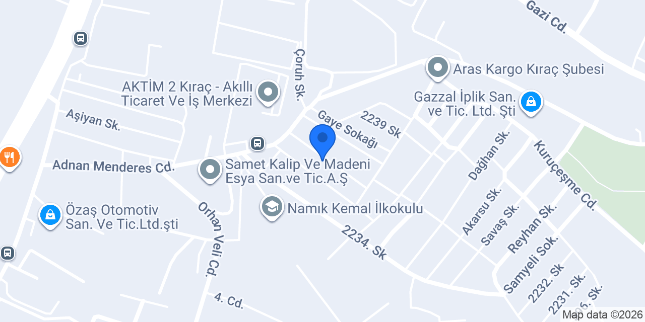 Evren Erkek Kuaförü konumu