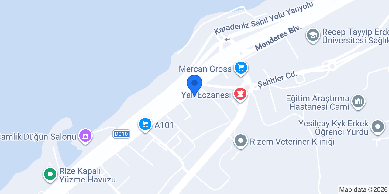 ERKANOĞLU OTO LASTİK konumu