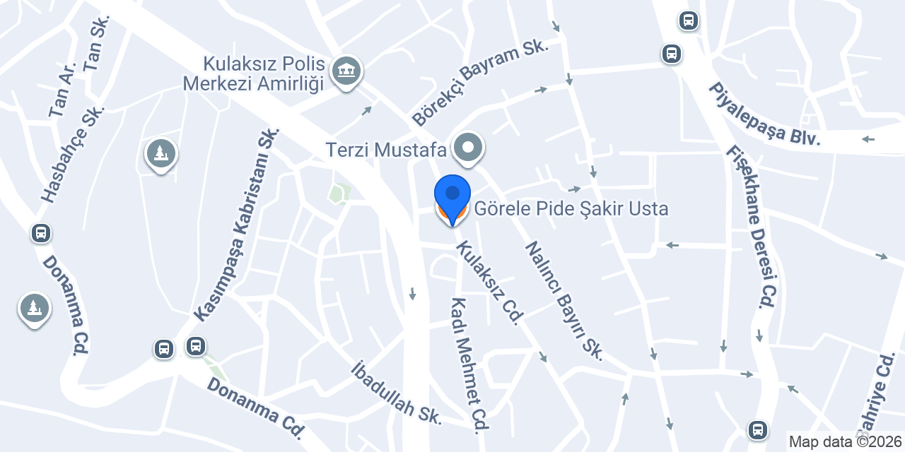 Görele Pide Şakir Usta konumu
