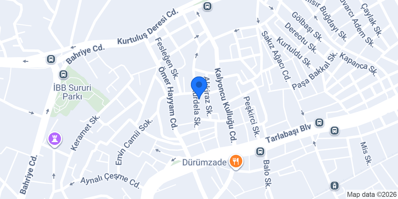 Öz Kılıç Mobilya konumu
