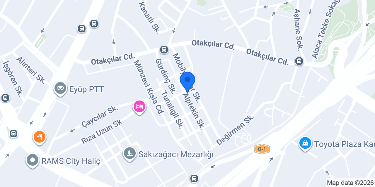 Demir Kardeşler Mobilya konumu