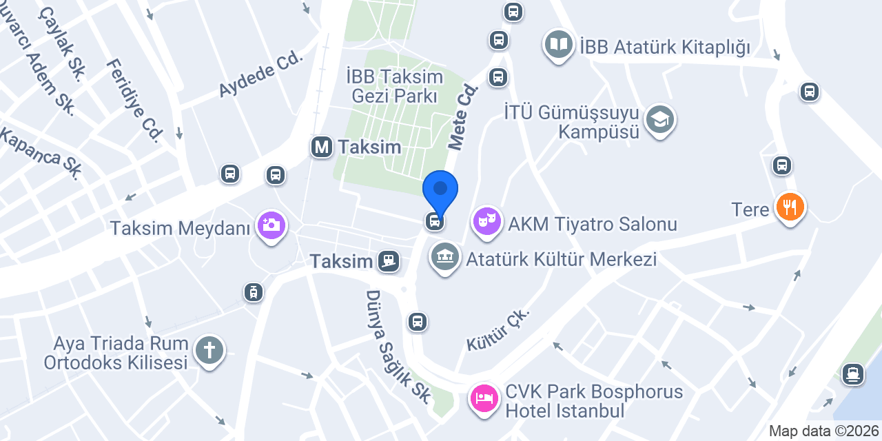 Eczane Taksim Meydan konumu