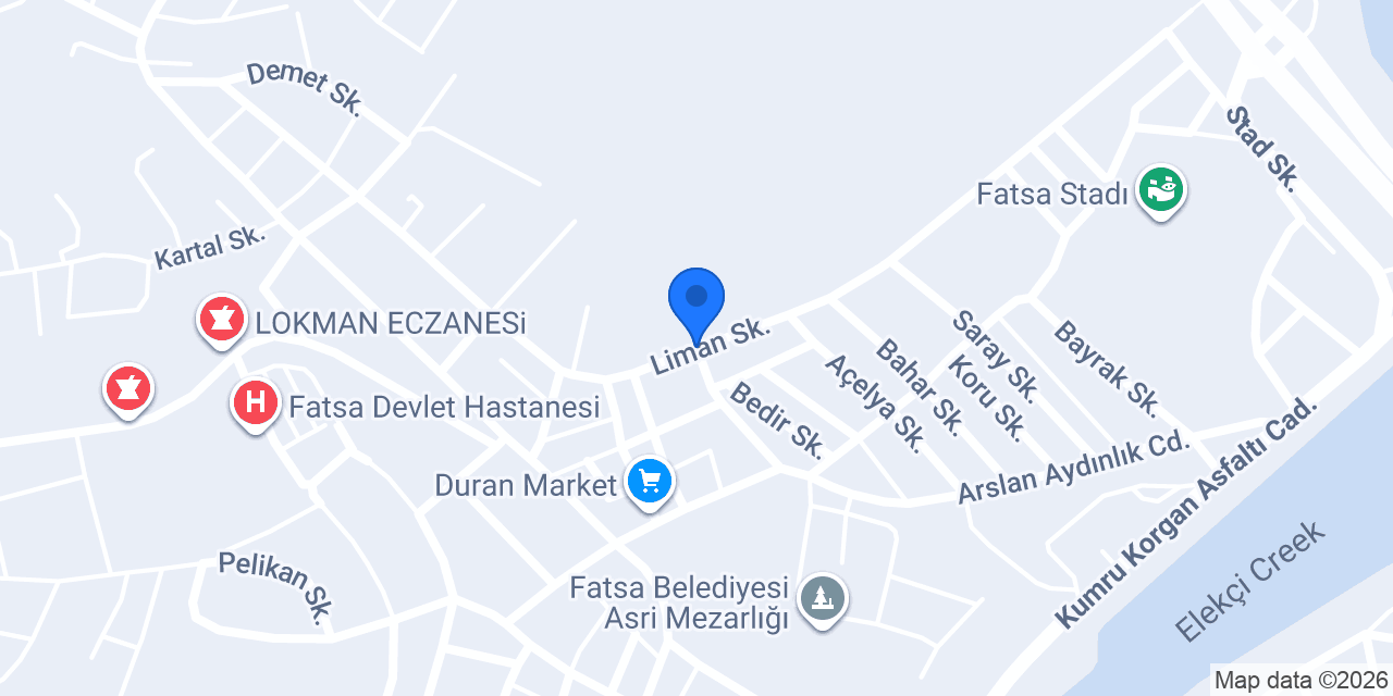 Fatsa Damla Tesisat konumu