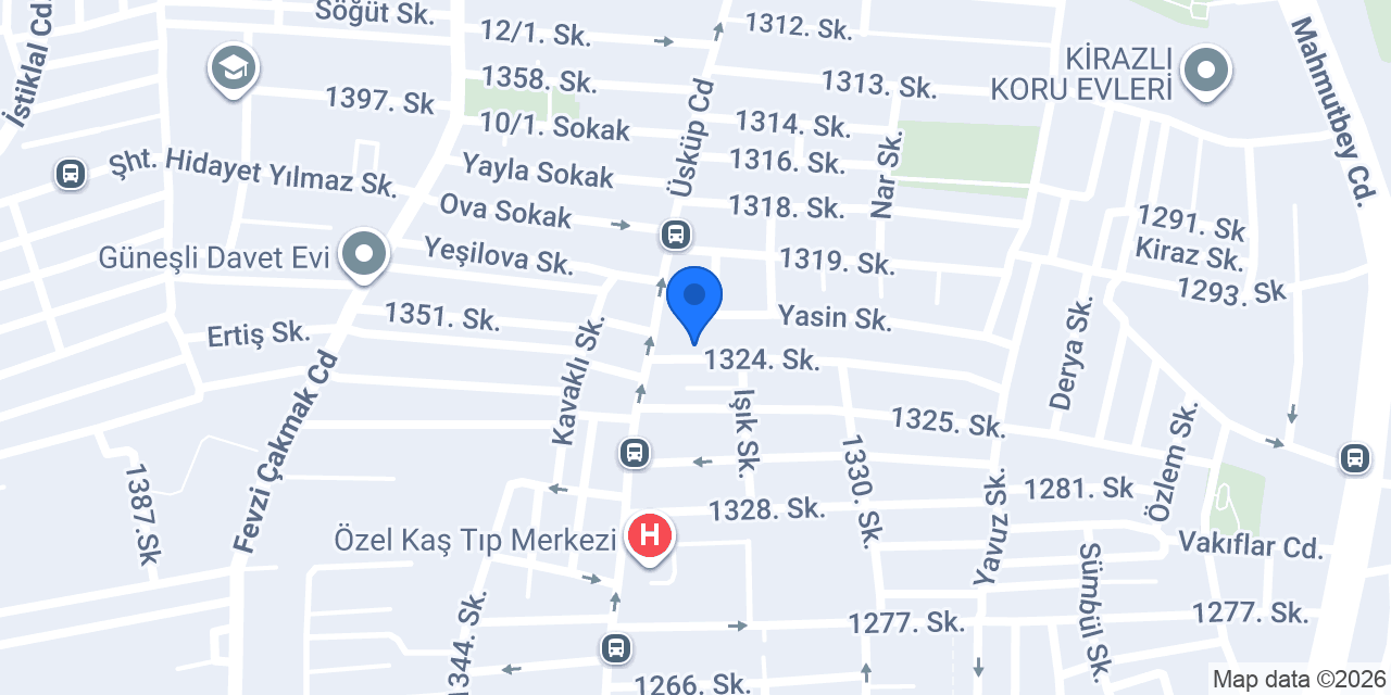 Özen Terzihanesi konumu