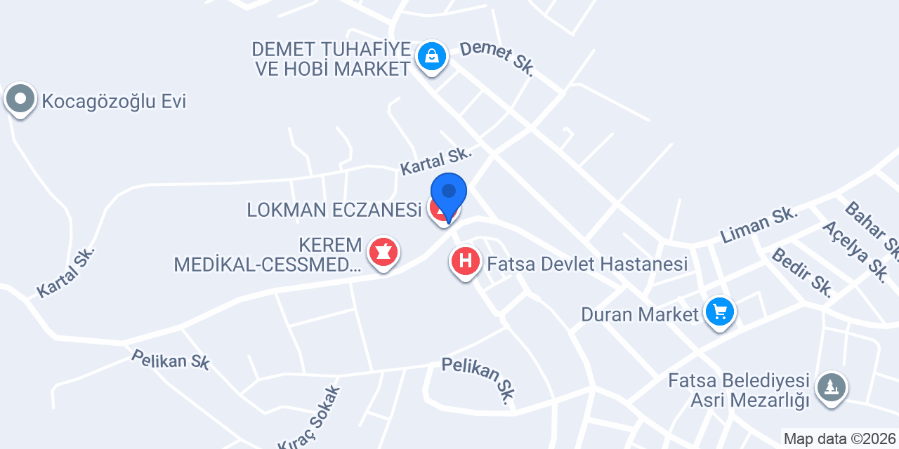 DEVA ECZANESİ konumu