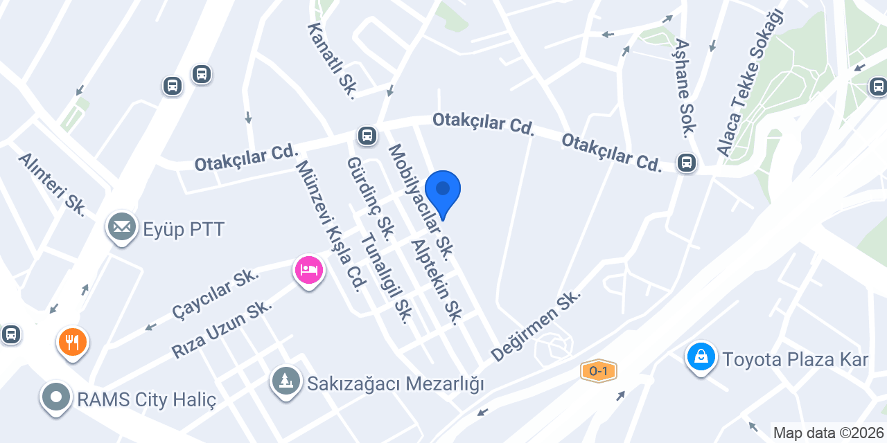 Düşler Mobilya konumu