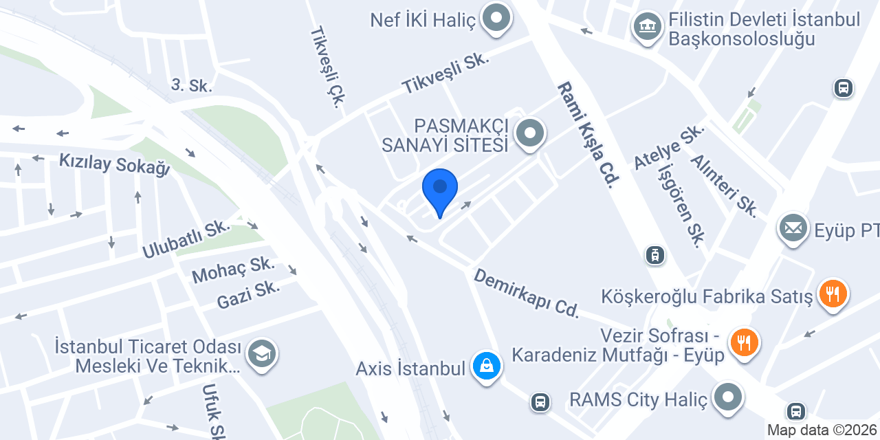 Akın Metal konumu