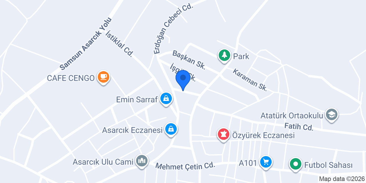 Asarcık Anaokulu konumu
