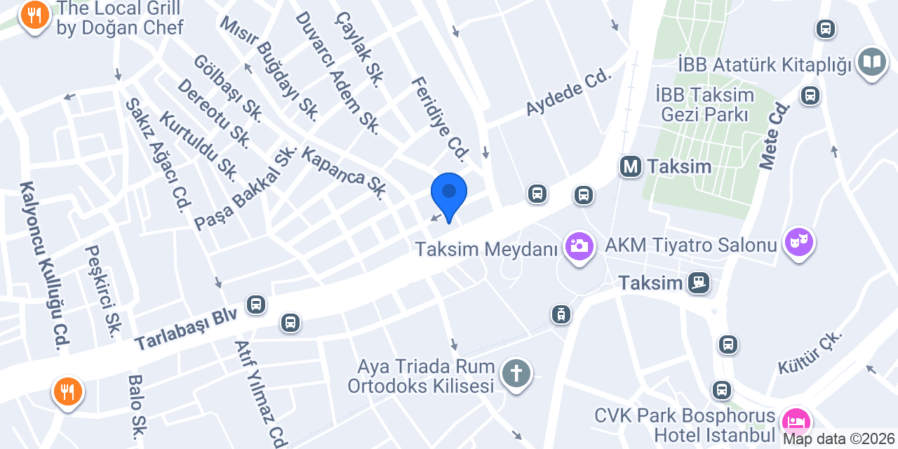 Long Stay İstanbul Hotel konumu