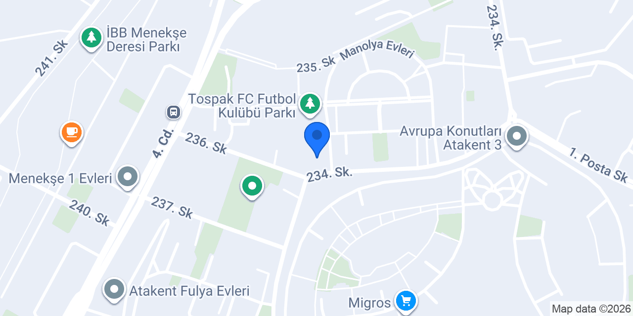 Atakent Özel Ders konumu