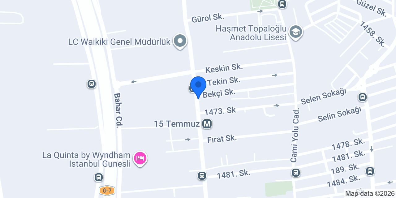 Dem İstanbul Hotel konumu