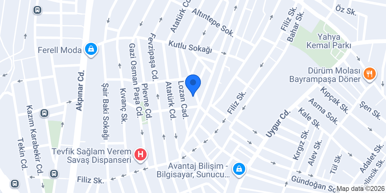 Kısmet Yufkacısı konumu