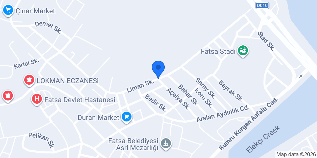 Fatsa Ticaret Meslek Lisesi konumu