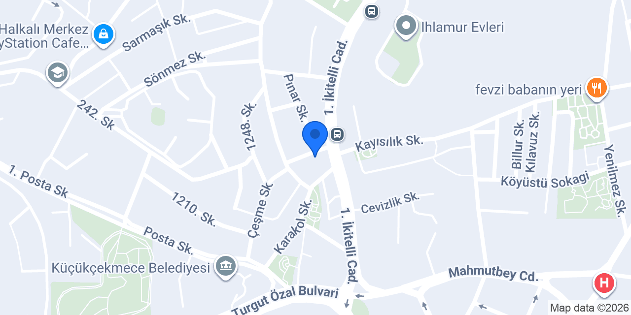 Halkalı Atakent Ömer çilingir konumu