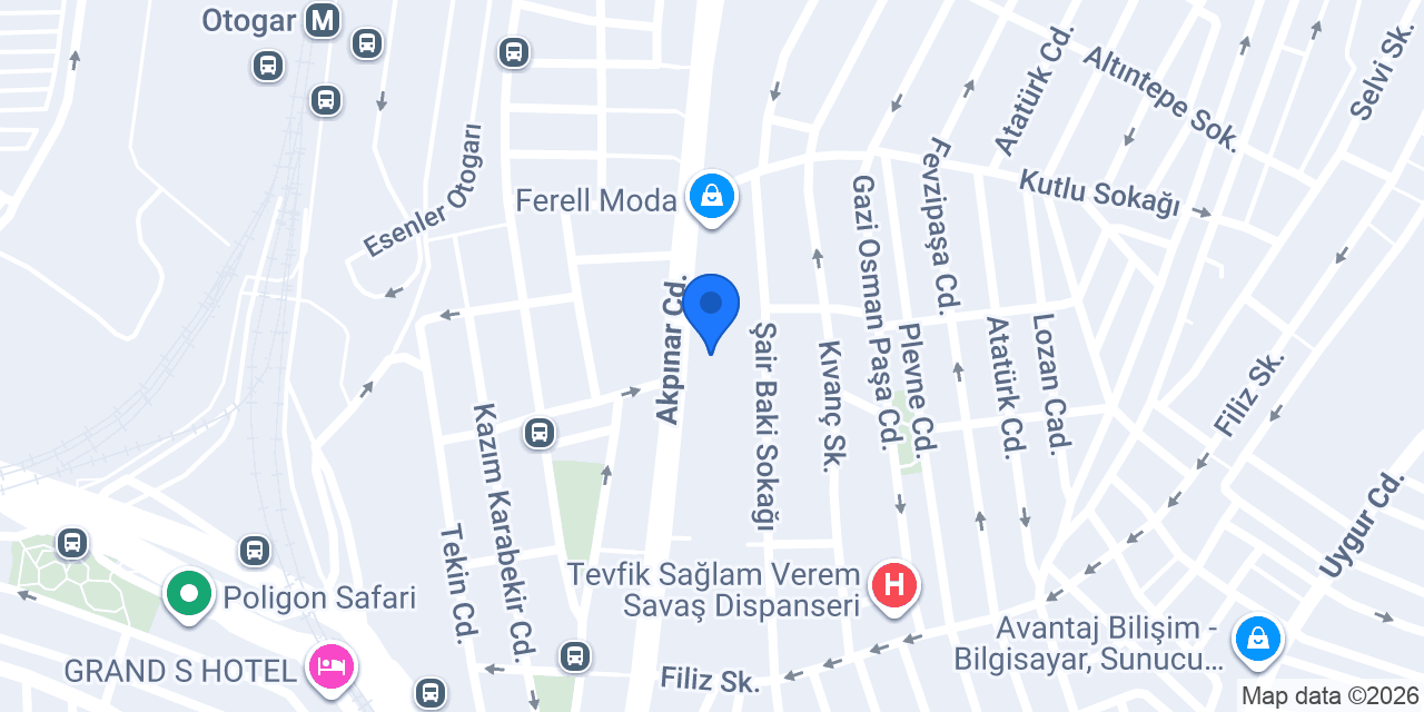 Kebap Dünyası konumu