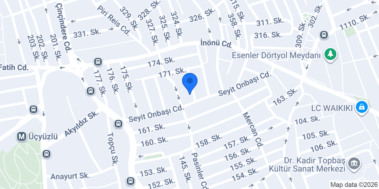 Esenler Tesisatçım konumu