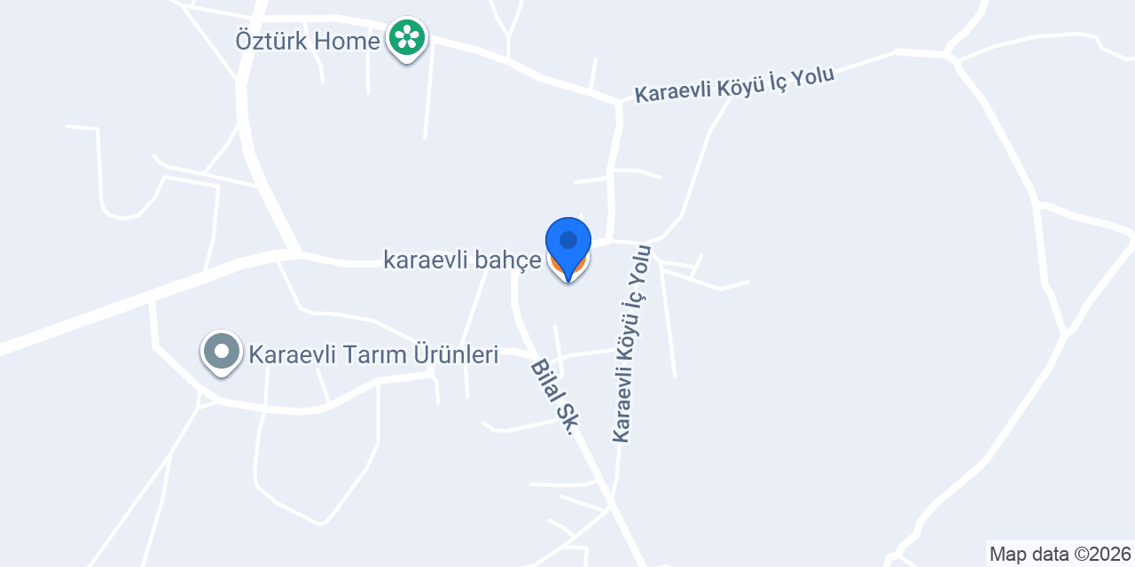 karaevli bahçe konumu