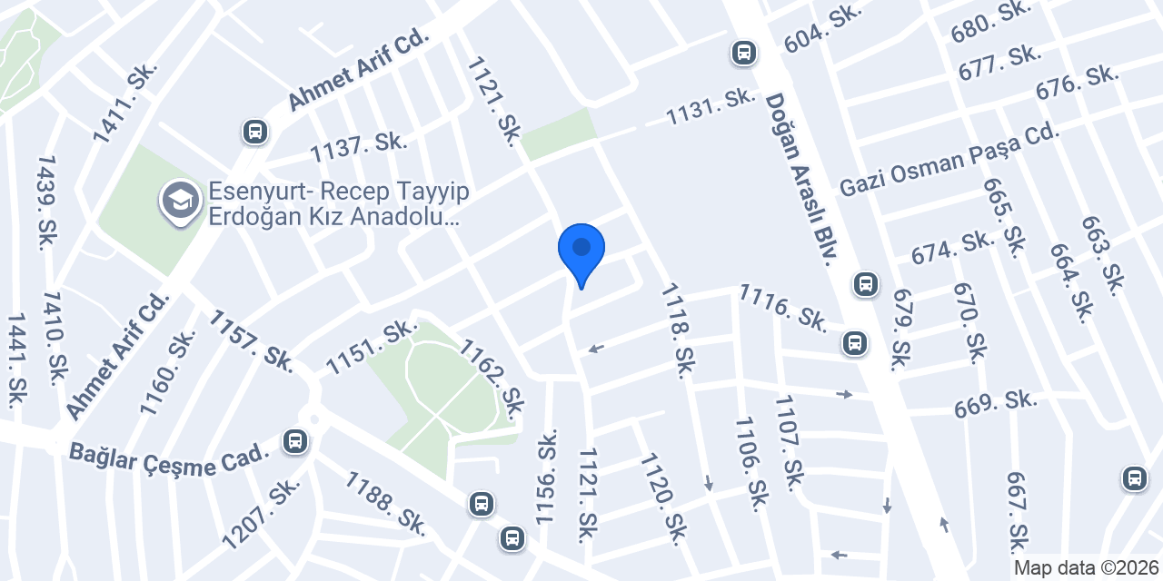 Ekiz Elektrik Çilingir konumu