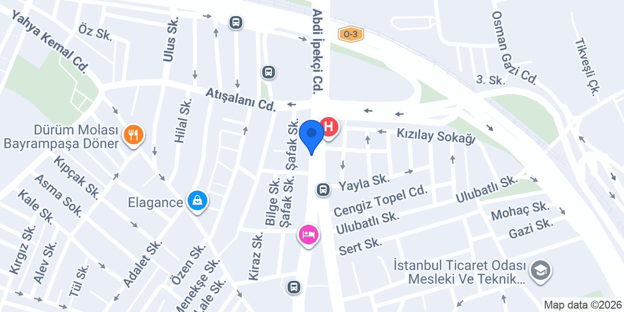 Halkbank Bayrampaşa Şubesi konumu